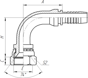 Фитинги Dki Исполнения 90°