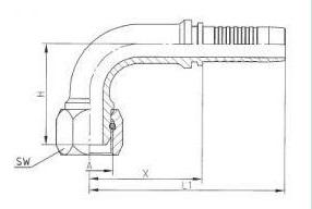 Фитинги BSP Compact Исполнения 90° Фитинги BSP Compact Исполнения 90°