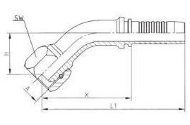Фитинги BSP Гайка Исполнения 45° Фитинги BSP Гайка Исполнения 45°