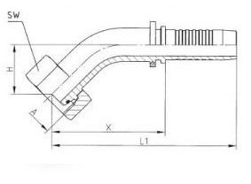 Фитинги Dkos Исполнения 45° Фитинги Dkos Исполнения 45°