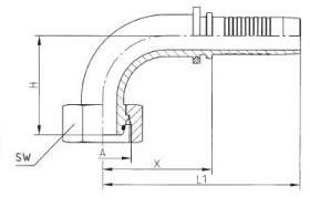 Фитинги Dkos Исполнения 90°